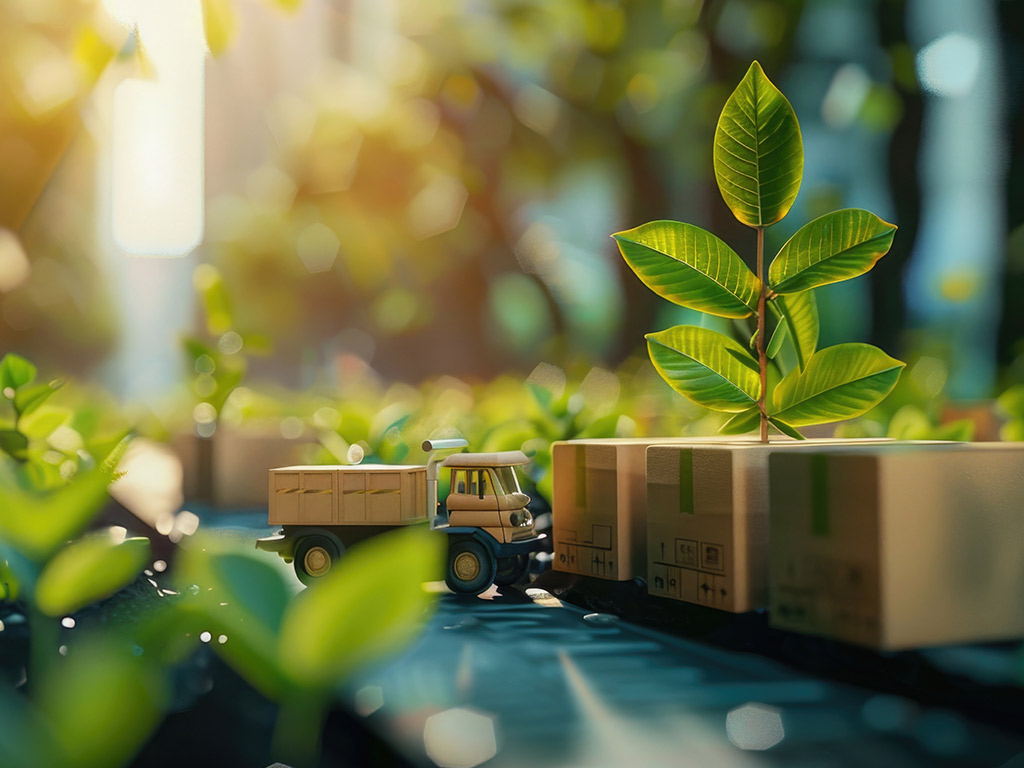 Sustainable supply chain concept